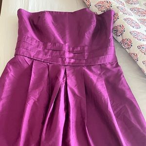 Ann Taylor strapless bridesmaid dress